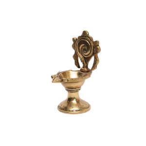 Brass Shank Diya 5.5 Inch