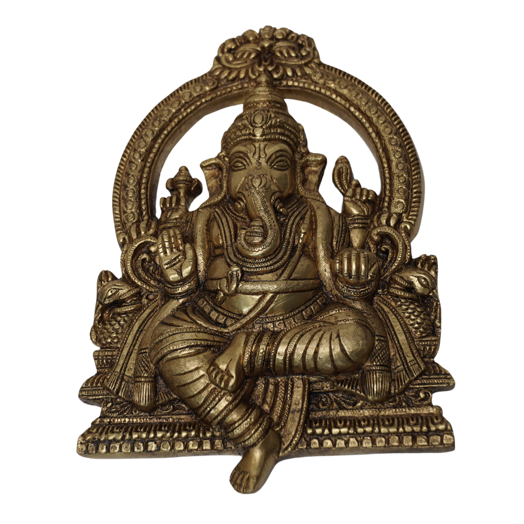 Brass Ganesh 11.5 Inch 1 Brass Ganesh 11.5 Inch