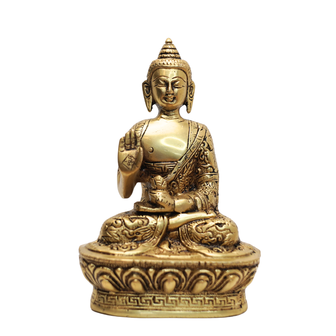 Brass Buddha Sitting 7 Inch 1 Brass Buddha Sitting 7 Inch