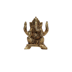 Brass Ganesh 3.3 Inch