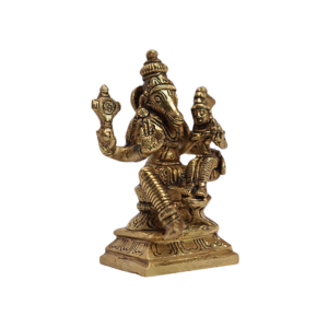 Brass Hayagriva Lakshmi 4.5 Inch