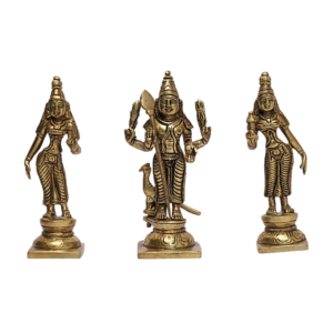 Brass Murugan Idol 5.4 Inch