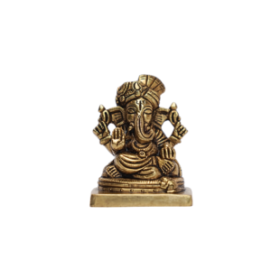 Brass Ganesh 3.3 Inch