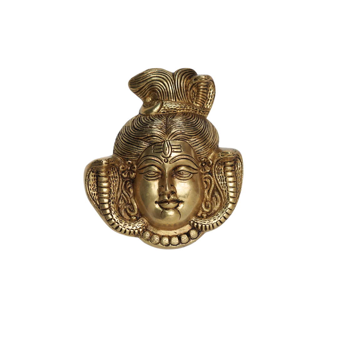 Brass Shiva plate 7 Inch 1 Brass Shiva plate 7 Inch