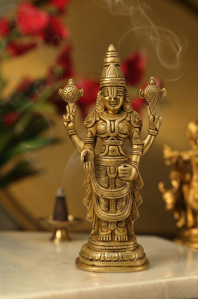Brass Balaji Idol 12 Inch 1 Brass Balaji Idol 12 Inch