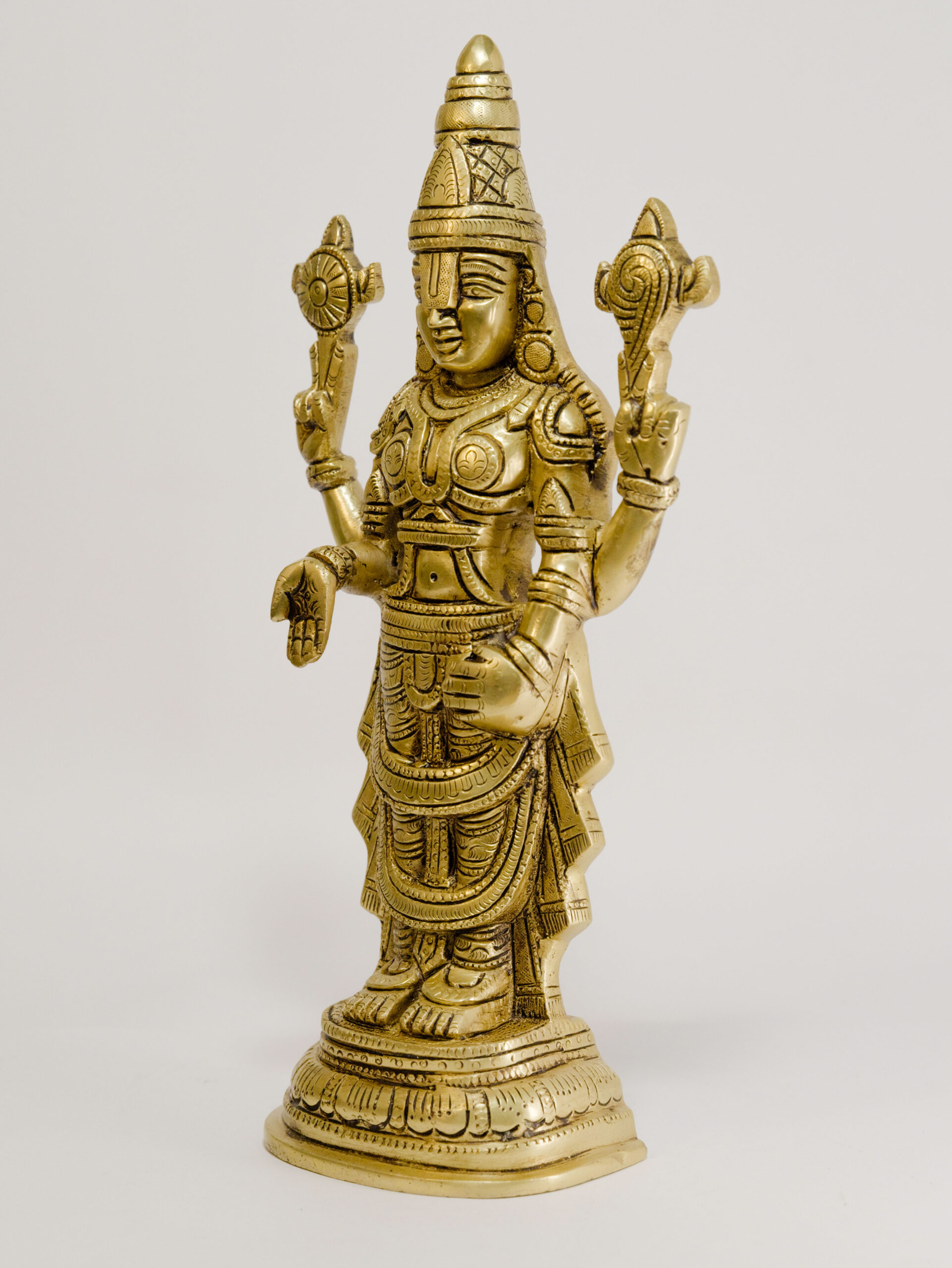Brass Balaji Idol 12 Inch 2 Brass Balaji Idol 12 Inch - Image 2