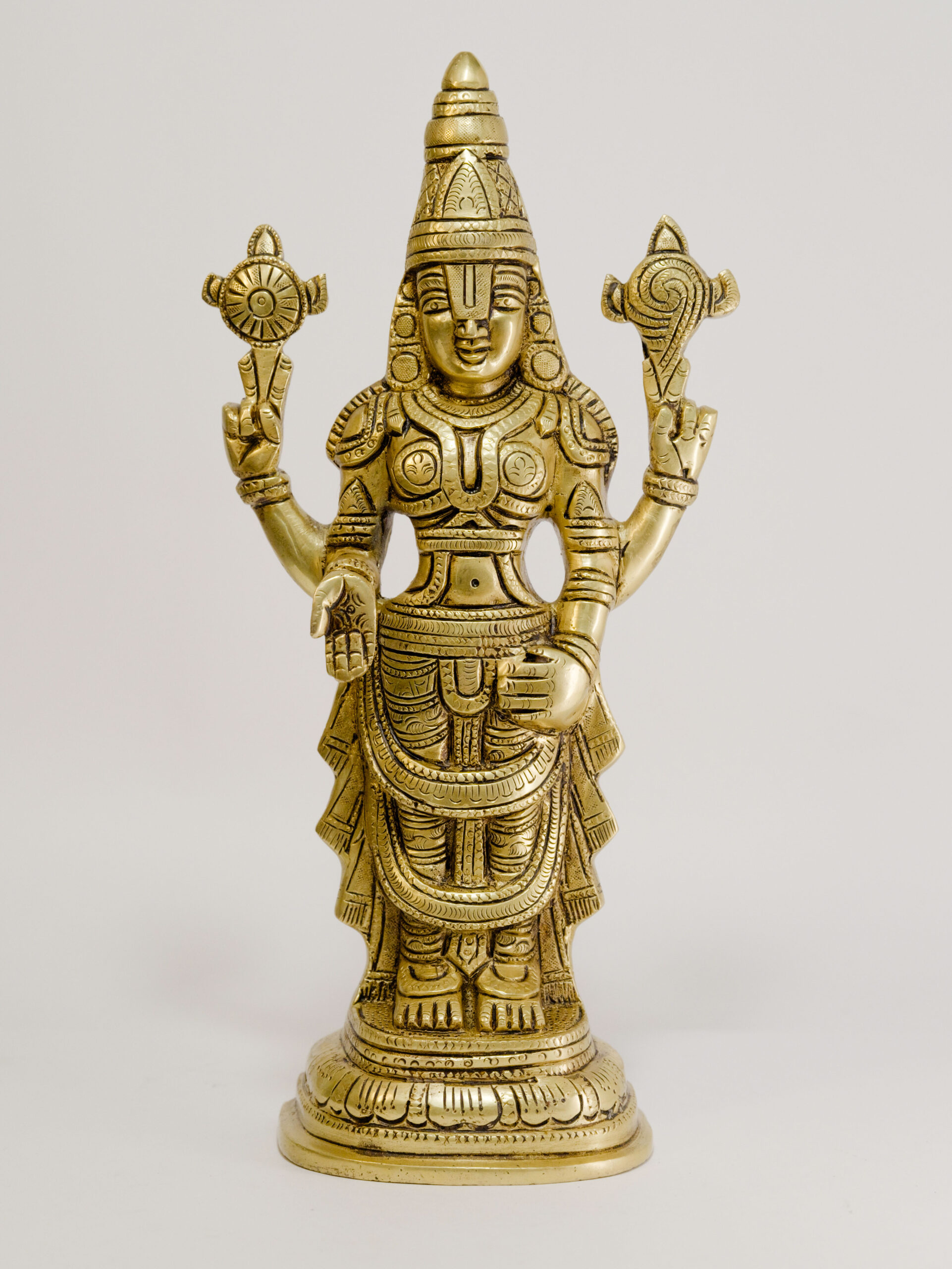 Brass Balaji Idol 12 Inch 3 Brass Balaji Idol 12 Inch - Image 3