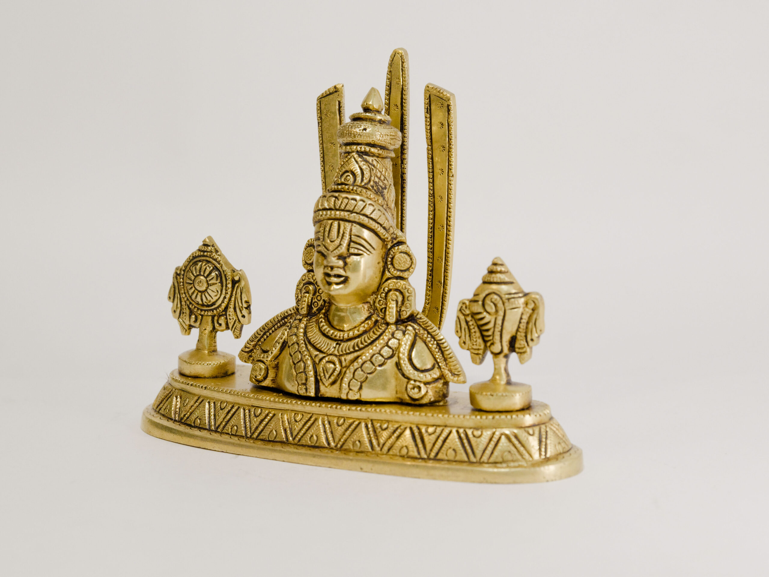 Brass Balaji Idol 6 Inch 2 Brass Balaji Idol 6 Inch - Image 2