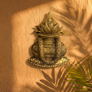 Brass Kalash Plate 8 Inch