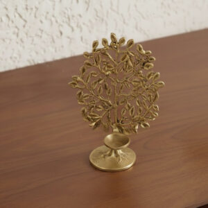 Brass Kalpa Tree Decor 8 Inch