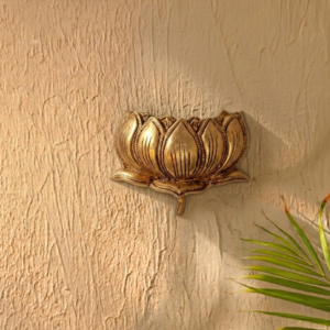 Brass lotus Wall Decor 3 Inch
