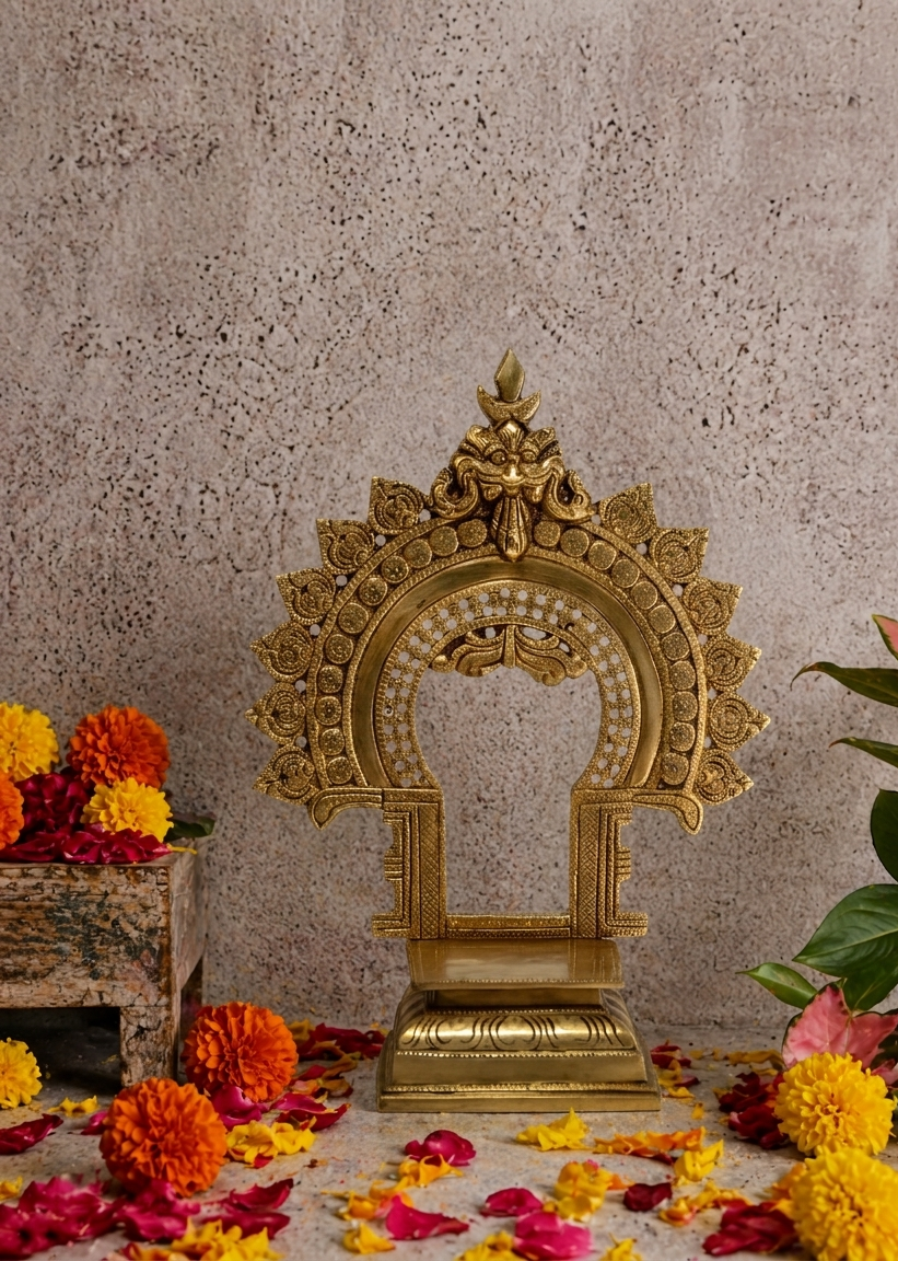 Brass Mandir 11 Inch 1 Brass Mandir 11 Inch