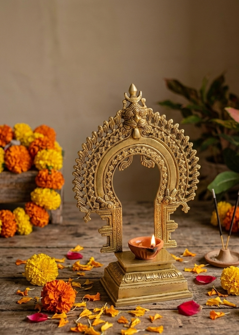 Brass Mandir 12 Inch 1 Brass Mandir 12 Inch