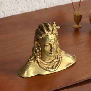 Brass Adhiyogi Shiva 4 Inch