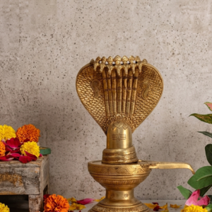 Brass Shivling Idol 13 Inch