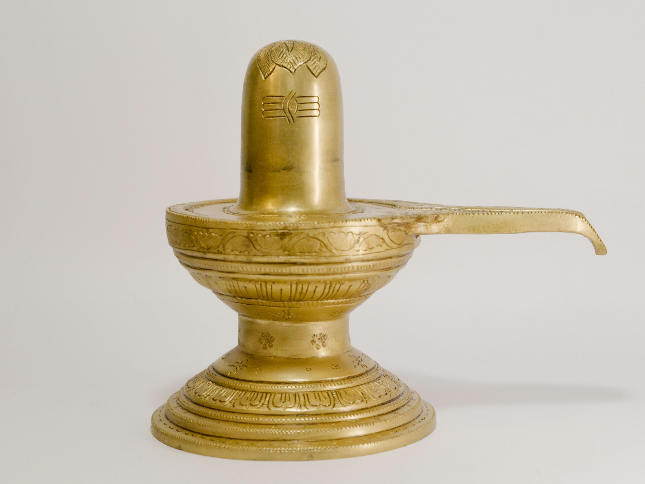 Brass Shivling Idol 13 Inch 2 Brass Shivling Idol 13 Inch - Image 2