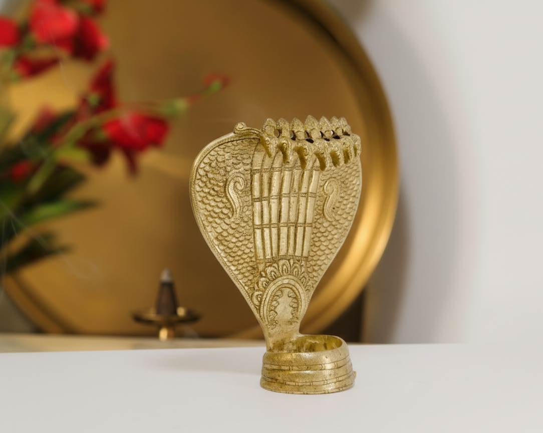 Brass Shivling Idol 13 Inch 3 Brass Shivling Idol 13 Inch - Image 3